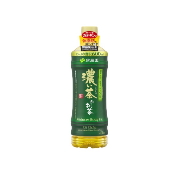 【クーポン配布中】【ケース販売】伊藤園 PETお～い濃い茶 600ml 【×48本セット】機能性表示食品【代引不可】