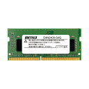 (まとめ）バッファロー PC4-2400対応260ピン DDR4 SDRAM SO-DIMM 4GB MV-D4N2400-S4G 1枚