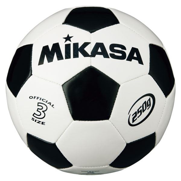 【クーポン配布中】MIKASA（ミカサ）サッカーボール 軽量球3号 ホワイト×ブラック 【SVC303WBK】