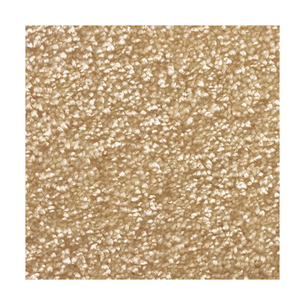 【マラソンででP最大46.5倍】防炎 ラグマット/絨毯 【江戸間8畳 ベージュ】 ホットカーペット対応 日本製 『ジェイド』 プレーベル【代引不可】