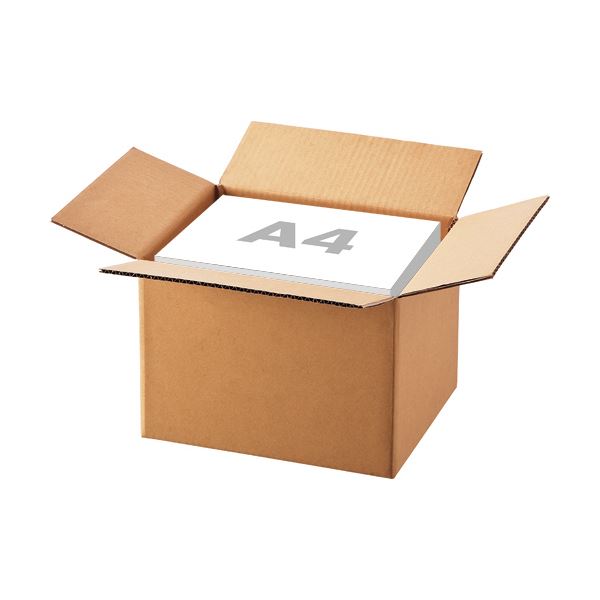 【ポイント20倍】（まとめ）TANOSEE 無地ダンボール箱 A4（SS）サイズ 軽量タイプ 高さ250mm 業務用パック 1パック（30枚） 【×3セット】