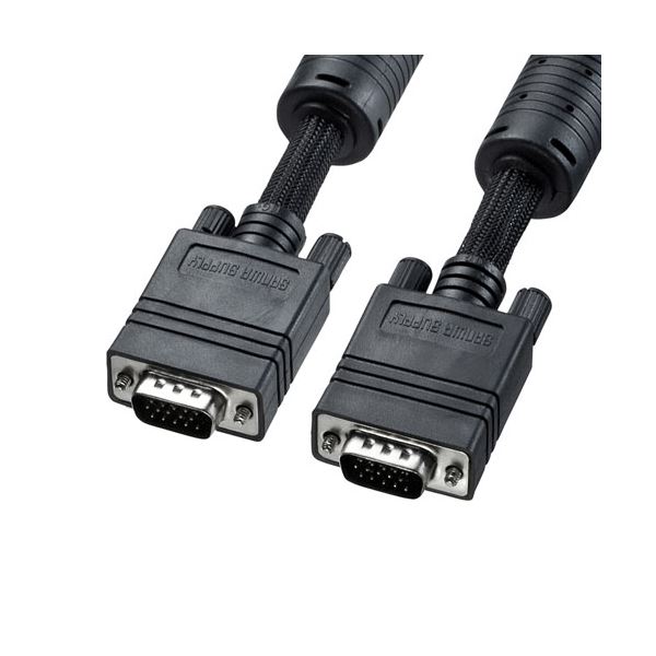 【ポイント20倍】サンワサプライ ナイロンメッシュディスプレイケーブル KC-NMV100K