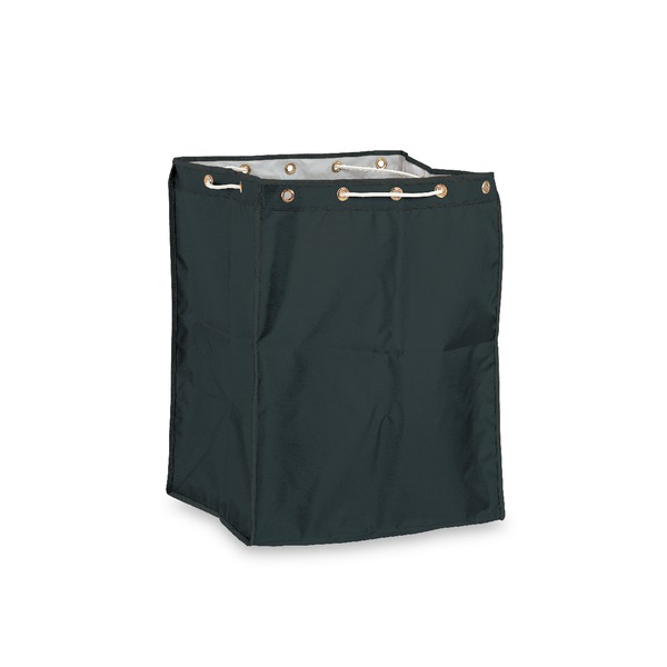 【クーポン配布中】(まとめ) 【本体別売】 BMダストカー/運搬カート用品 【替袋 黒 小】 ナイロン製 〔業務用 店舗 集積 回収〕 【×2セット】