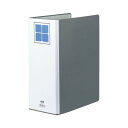 【ポイント20倍】(まとめ) TANOSEE 両開きパイプ式ファイルE A4タテ 1000枚収容 背幅126mm グレー 1冊 【×10セット】