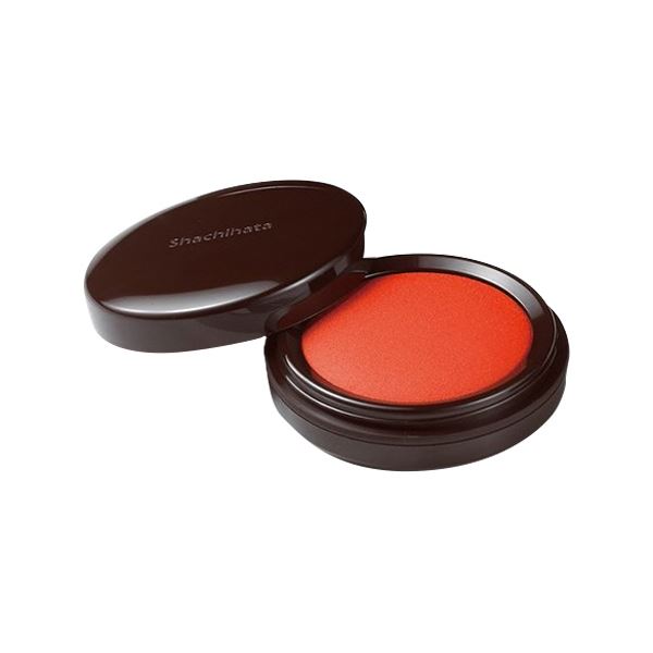 【クーポン配布中&ブラックフライデー対象】(まとめ) シヤチハタ 速乾シヤチハタ朱肉 40号 MQN-40 1個 【×10セット】