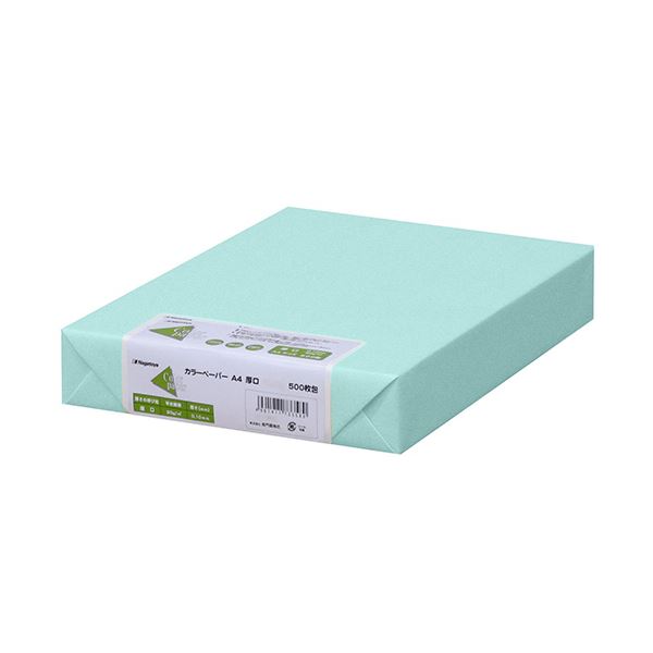 【マラソンでポイント最大46倍】(まとめ) 長門屋商店 Color Paper A4厚口 空 ナ-3362 1冊(500枚) 【×5セット】