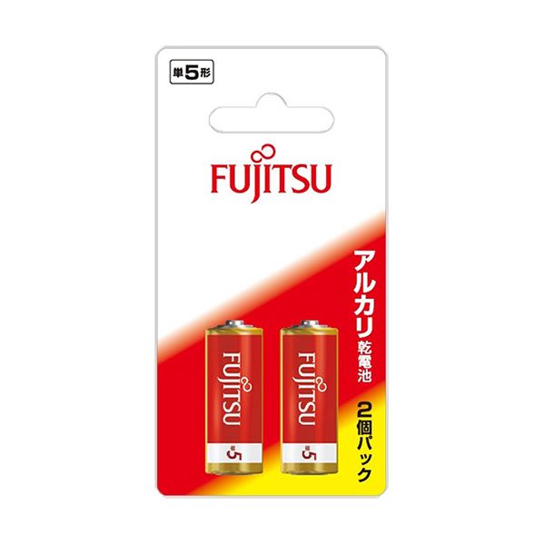 【ブラックフライデーでポイント最大44.5倍】（まとめ）FDK 富士通 アルカリ乾電池 単5形LR1F（2B） 1パック（2本） 【×10セット】