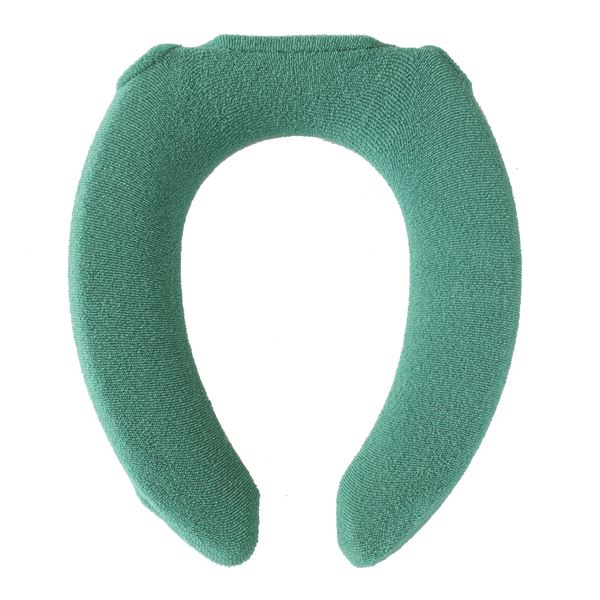 【ブラックフライデーでP最大47倍】便座カバー/トイレカバー 【U型便座カバー グリーン 3個セット】 約..