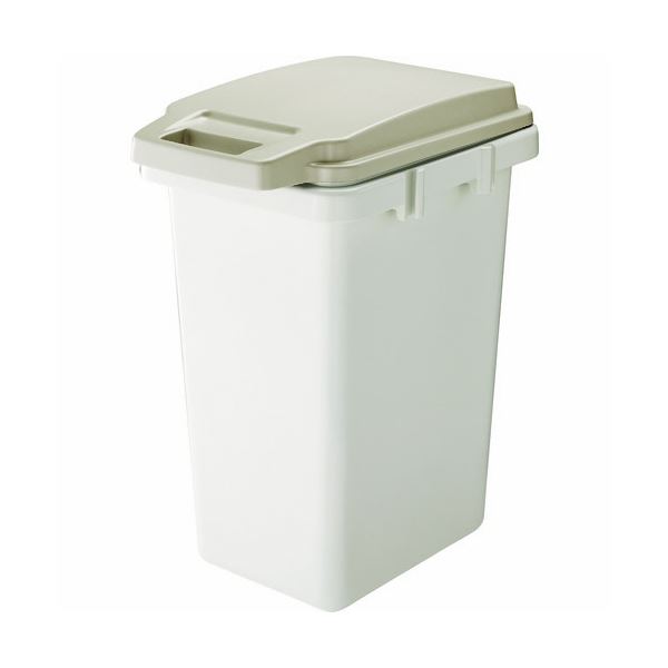 【クーポン配布中&ブラックフライデー対象】（まとめ）TRUSCO連結ワンハンドパッキンペール 45L ベージュ TRHPP-45-BG 1個【×2セット】