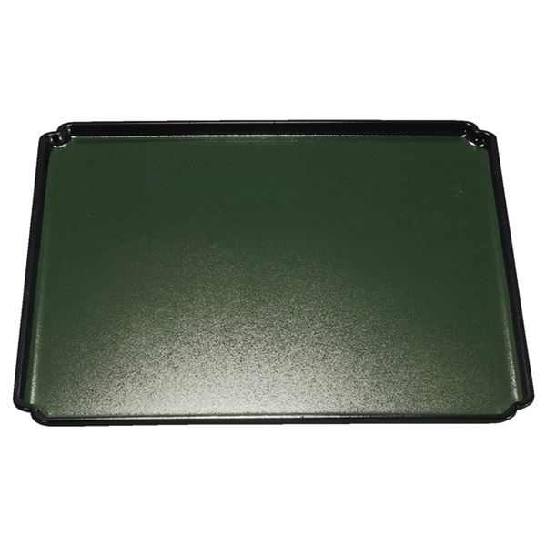 【ポイント20倍】尺2 木瓜角盆/トレー 【グリーンタタキ】 363mmmm×363mmmm×16mm 日本製 〔和食 レストラン 居酒屋 店舗 お店〕【代引不可】