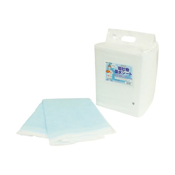 【ポイント20倍】（まとめ）サンワ嘔吐物吸水シート 20枚入【×2セット】