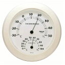 クレセル 日本製 温湿度計 壁掛け用 ホワイト CR-221W(3)