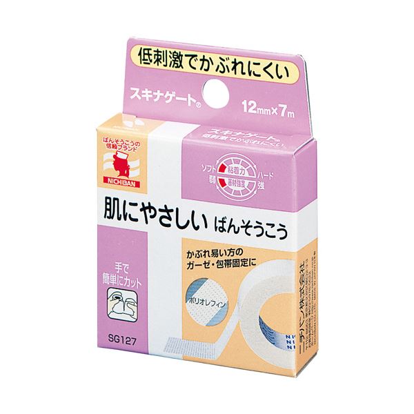 【クーポン配布中】（まとめ）ニチバン スキナゲート 12mm×7mSG127 1巻【×5セット】