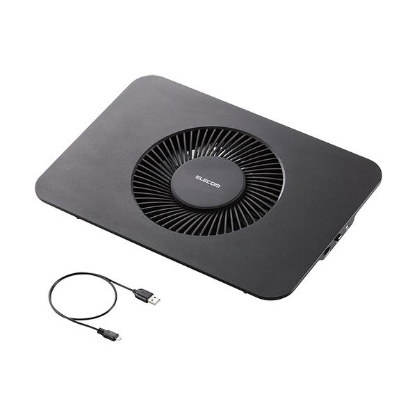 【クーポン配布中】(まとめ) エレコムノートPC用クーラー(静音・強冷タイプ) 12.1~14インチ対応 SX-CL21BK 1台 【×5セット】