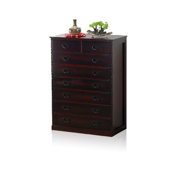 【ブラックフライデーでP最大47倍】チェスト タンス 7段 幅約67×奥行34×高さ92.8cm 木製 桐 たんす 防虫 防カビ効果 軽量 耐熱性 完成品 リビング ベッドルーム