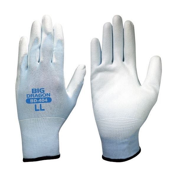 【ポイント20倍】(まとめ) 富士グローブ ウレタンホワイトBD-404 LL 7071 1パック(10双) 【×5セット】