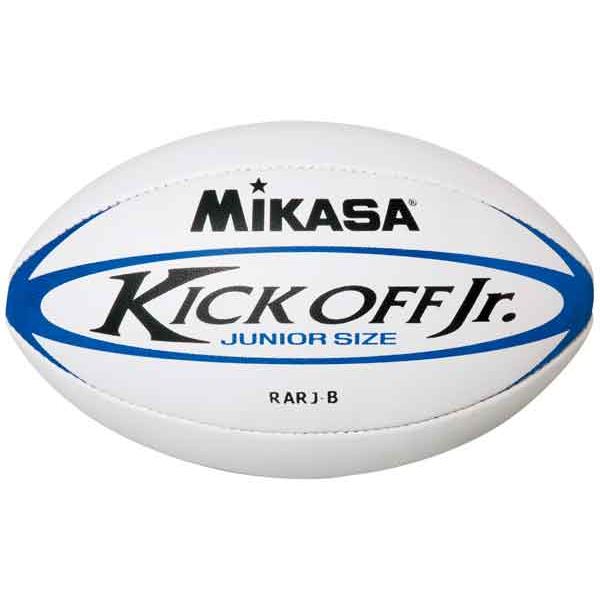 【クーポン配布中】MIKASA（ミカサ）ラグビー ジュニアラグビーボール3号 ホワイト×ブルー 【RARJB】
