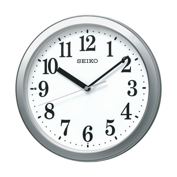 【クーポン配布中&ブラックフライデー対象】（まとめ）セイコークロック 電波掛時計 KX256S 1台 【×3セット】