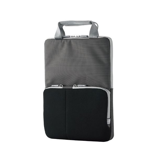 【クーポン配布中】エレコム パソコンケース タブレットケース インナーバッグ 取っ手付き 撥水 ネームタグ 11.6インチ ランドセル収納可能 ブラック BM-IBHPTV11BK