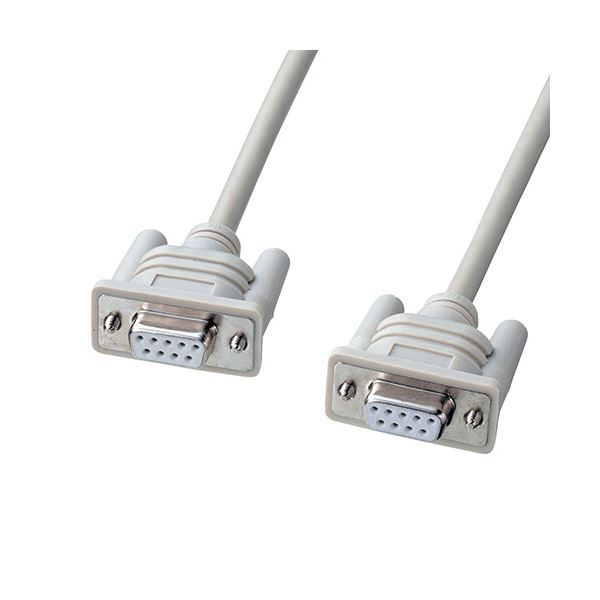 【クーポン配布中】(まとめ) サンワサプライ エコRS-232Cクロスケーブル D-Sub9pinメス 2.0m KR-ECLK2 1本 【×10セット】