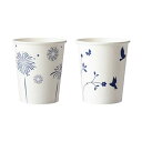 【ポイント20倍】（まとめ）ファーストレイト ペーパーカップ Lインディゴ 花火・草原 150ml（5オンス）FR-5325 1パック（1000個）【×5セット】