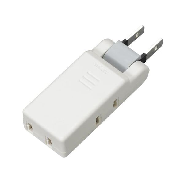 【ポイント20倍】（まとめ）YAZAWA 極小コーナータップ3個口ホワイト 【×5個セット】 Y02CM300WHX5