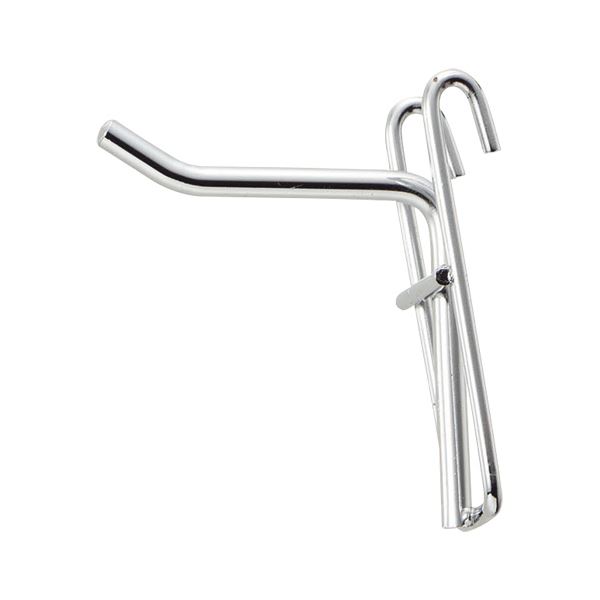 【ポイント20倍】（まとめ）店研創意 ストア・エキスプレス スリムNフック φ5mm L5cm クロームメッキ 1..