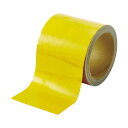 【マラソンでP最大47倍】TRUSCO 再帰反射テープ 90mm×10m イエロー TRFT90-Y 1巻