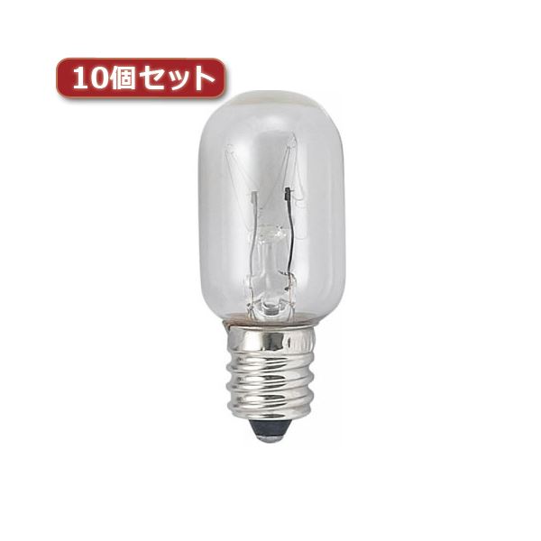 【ポイント20倍】（まとめ）YAZAWA ナツメ球 T20 E12 20W クリア10個セット T201220CX10【×2セット】