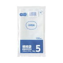 【マラソンでポイント最大47倍】(まとめ)TANOSEE 規格袋 5号0.03×100×190mm 1パック(100枚)【×100セット】
