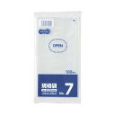 【マラソンでポイント最大47倍】(まとめ)TANOSEE 規格袋 7号0.03×120×230mm 1パック(100枚)【×100セット】