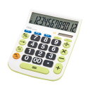 【ポイント20倍】(まとめ)ナカバヤシ 電卓デスクトップ大型キータイプ L 12桁 ECD-8503G 1台【×5セット】