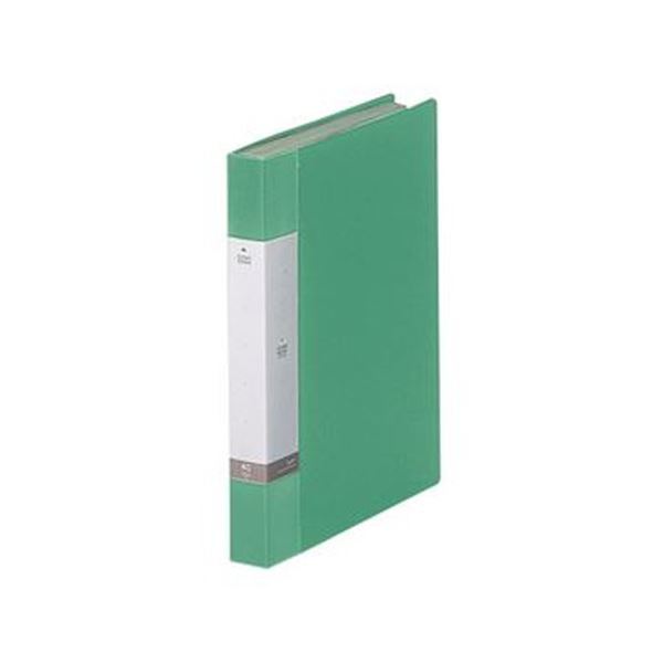【クーポン配布中】（まとめ）リヒトラブ リクエスト クリヤーブックA4タテ 40ポケット 背幅32mm 緑 G3..