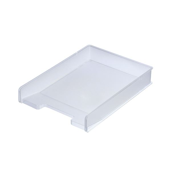 【クーポン配布中】(まとめ) サンカ デスクトレー（頑丈トレー）A4タテ クリア SDT-PCCL 1個 【×10セット】