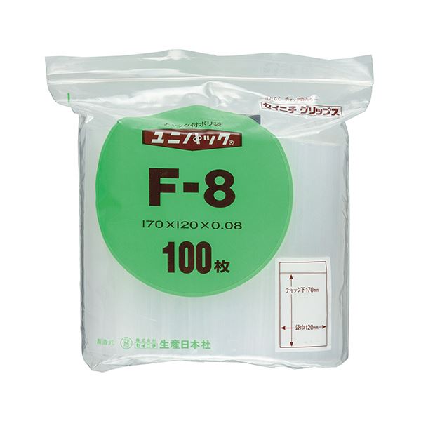 ■商品内容【ご注意事項】・この商品は下記内容×30セットでお届けします。●食品衛生法規格基準適合品。120×170mmのチャック袋。●安心の日本製。■商品スペックサイズ：A6サイズ対応寸法：ヨコ120×タテ170mm厚さ：0.08mm色：透明材質：低密度ポリエチレン(LDPE)【キャンセル・返品について】商品注文後のキャンセル、返品はお断りさせて頂いております。予めご了承下さい。■送料・配送についての注意事項●本商品の出荷目安は【1 - 5営業日　※土日・祝除く】となります。●お取り寄せ商品のため、稀にご注文入れ違い等により欠品・遅延となる場合がございます。●本商品は仕入元より配送となるため、沖縄・離島への配送はできません。[ F-8 ]文房具・事務用品＞ギフトラッピング用品＞透明OPP袋＞＞