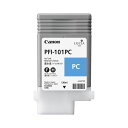 【スーパーセール割引商品】(まとめ) キヤノン Canon インクタンク PFI-101 顔料フォトシアン 130ml 0887B001 1個 【×6セット】(2)