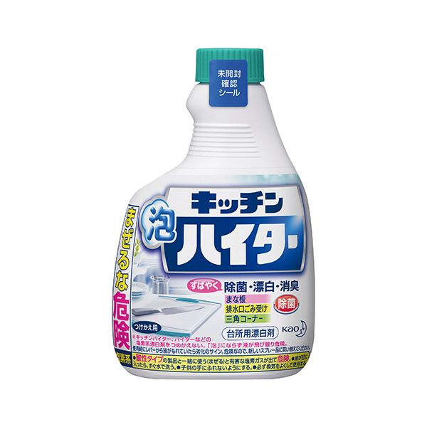 【マラソンでポイント最大46倍】(まとめ) 花王 キッチン泡ハイター つけかえ用 400ml 1本 【×30セット】