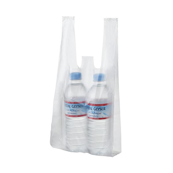 【ポイント20倍】(まとめ) TANOSEE 半透明レジ袋 12号ヨコ180×タテ380×マチ幅110mm 1セット(1000枚:100枚×10パック) 【×5...