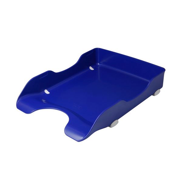 【クーポン配布中】(まとめ) ソニック デスクトレー A4タテ 青 DA-245-B 1個 【×10セット】