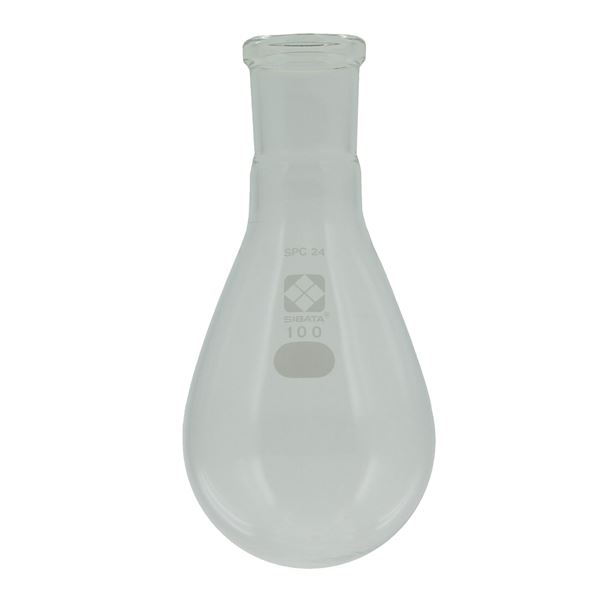 【マラソンでP最大47倍】SPCなす形フラスコ 100mL 【030120-24100】
