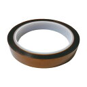 【マラソンでP最大47倍】TRUSCO ポリイミド粘着テープ 15mm×33m 茶褐色 TPFT-15-33 1巻