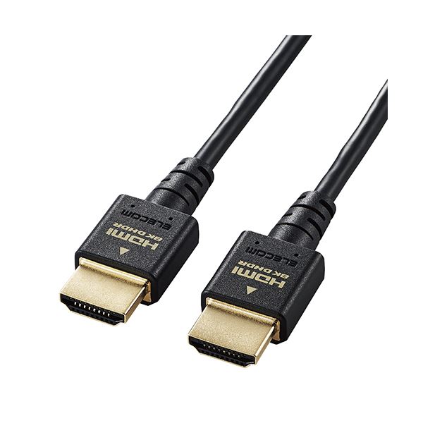 【クーポン配布中】【5個セット】エレコム HDMI ケーブル HDMI2.1 ウルトラハイスピード スリム 8K4K対..
