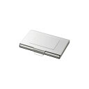 【ポイント20倍】アルミ製 マスクケース 【ミラー付き】 100×145×15mm 日本製 燕熟の技 〔プレゼント 贈り物 ギフト〕