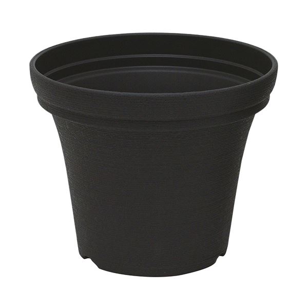 【マラソンでポイント最大46.5倍】（まとめ）リッチェル ノヴェル ポット 25型N ダークグレー 1個 【×10セット】