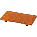 【ポイント20倍】ミニ 寿司下駄/寿司皿 【チーク木目 A】 ABS 150×90×22mm 日本製 〔和食 レストラン 店舗 お店〕【代引不可】(3)
