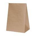 【ポイント20倍】(まとめ) パックタケヤマ 角底袋 未晒 無地 H1200mm XZT50120 1パック(50枚) 【×3セット】