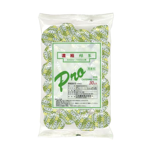 【クーポン配布中】三井農林 濃縮緑茶ポーション 1セット（90個：30個×3パック）【代引不可】