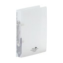 【クーポン配布中】(まとめ)リヒトラブ AQUA DROPsリングファイル(ツイストリング)A5タテ 2穴 150枚収容 背幅32mm 乳白 F-5006-1 1冊【×20セット】