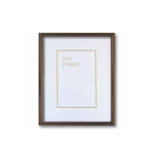 【ポイント20倍】【木製額】温かみのある木製フレーム ■デッサン額 八ツ切サイズ（303×242mm）ブラウン