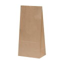 【ポイント20倍】(まとめ) パックタケヤマ 角底袋 未晒 無地 H16mm XZT00389 1パック(100枚) 【×5セット】